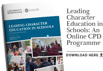 Leading Character Education in Schools An Online CPD Programme