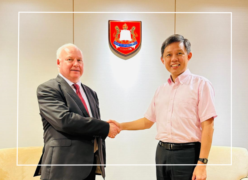 Two men shaking hands