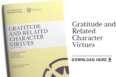 Gratitude and Related Character Virtues